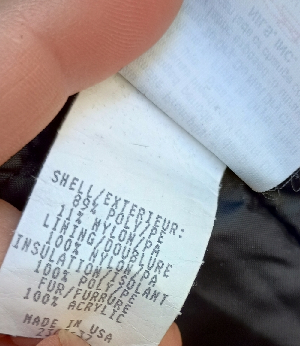 Vintage Nils Women's Burgundy Jacket with Black Collar_12 - Picture 11 of 11